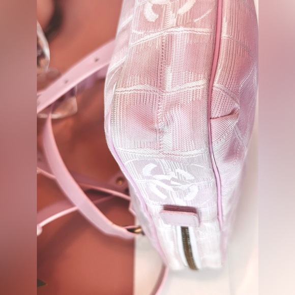 Pink CHANEL Belt Bag Crossbody Travel Line Multi Way Bag - Picture 14 of 16